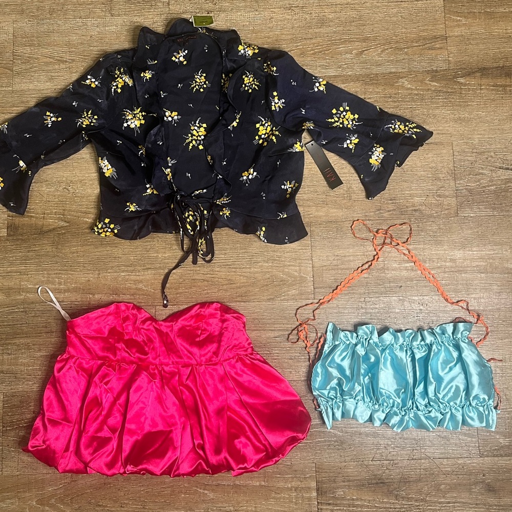 3 satin tops
